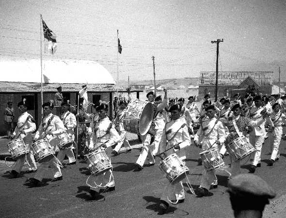 Aquaba 1950  Visit HMS Eurylus Gallipoli Day 1951 Aquaba458